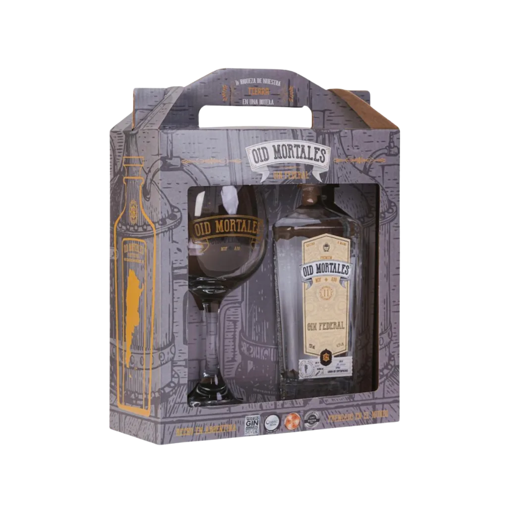 Box Oid Mortales Gin+copa