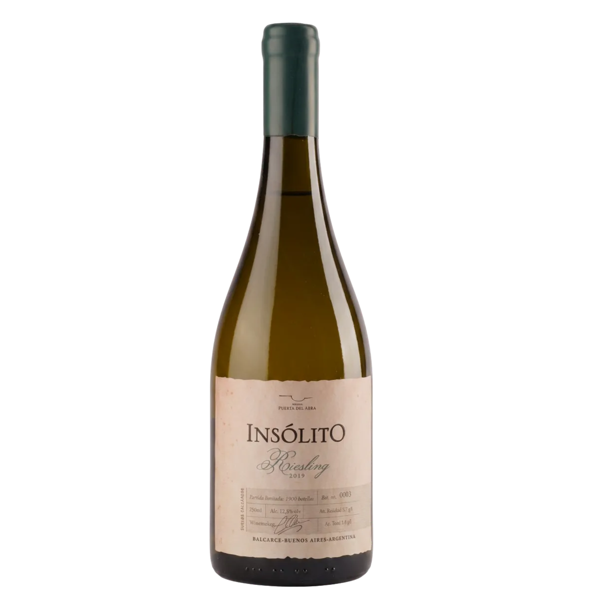 Vertical Púerta del Abra Riesling